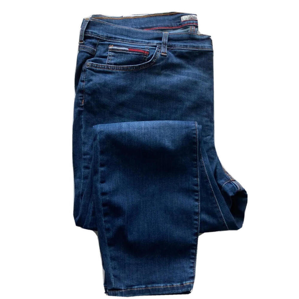 TOMMY HILFIGER $69 DENIM WOMEN'S NEW SKINNY MID RISE STRECH JEANS PANTS SIZE 24 - Picture 2 of 7
